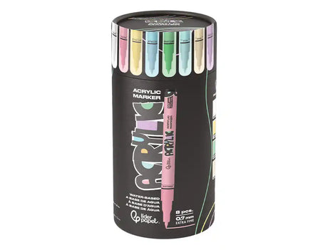 Marcador Liderpapel acrylic com base de água ponta 0,7