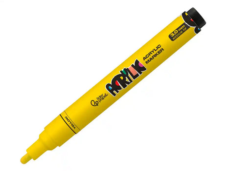 Marcador Liderpapel acrylic com base de água ponta 3mm caixa de 6 unidades