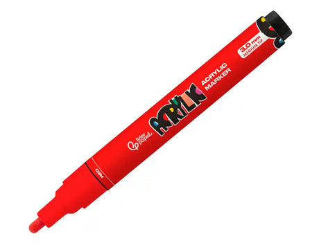 Marcador Liderpapel acrylic com base de água ponta 3mm caixa de 6 unidades