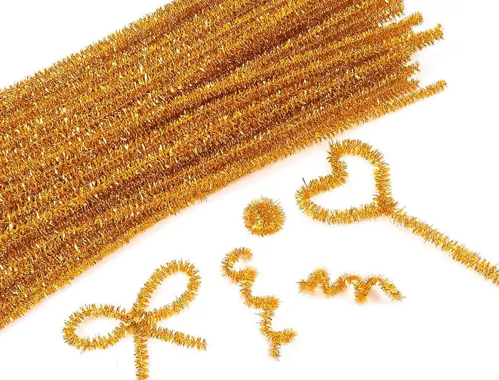 Tiras de Chenille 30cm em bolsa de 100un