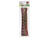 Tiras de Chenille 30cm em bolsa de 30un