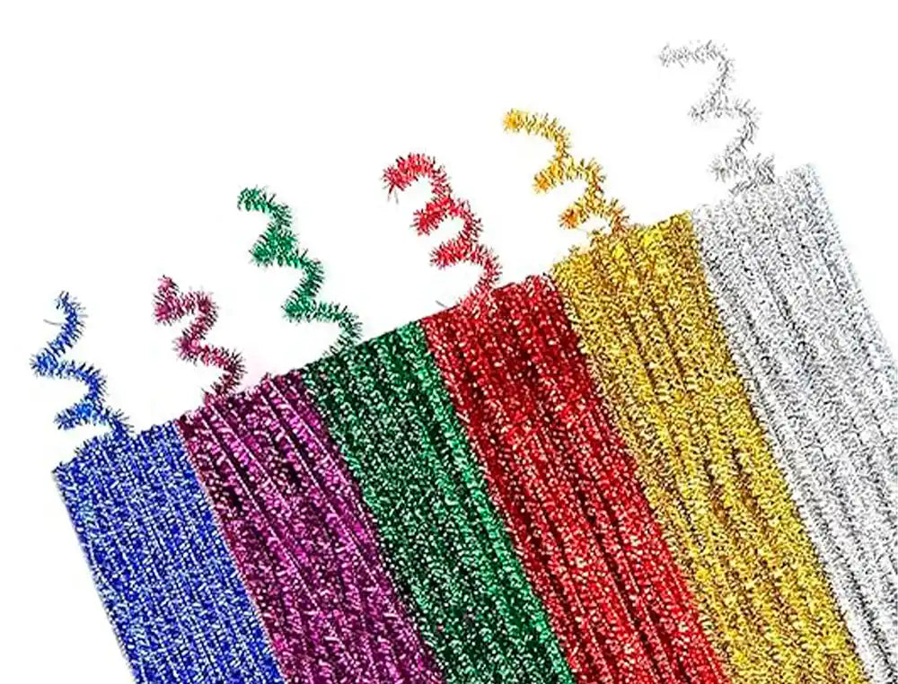 Tiras de Chenille 30cm em bolsa de 30un
