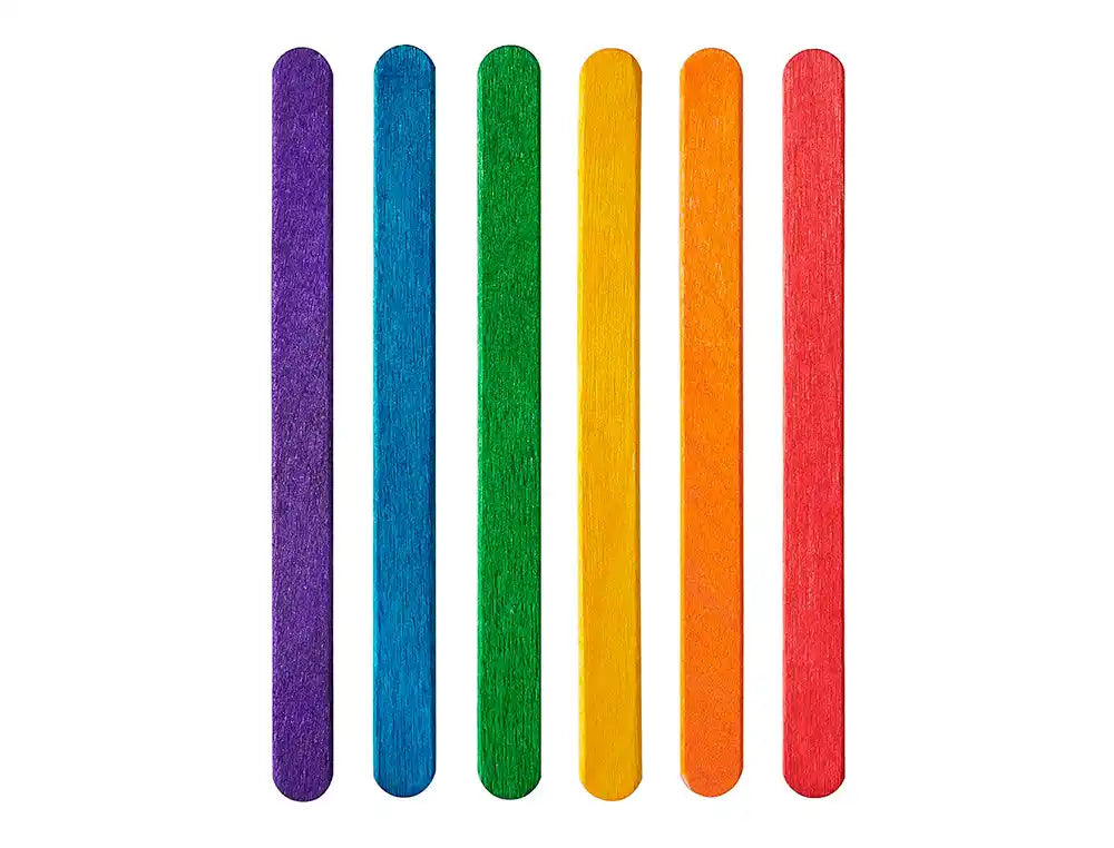 Palitos de madeira 11,4x1cm pack 50un