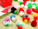Pompons coloridos 1cm pack 120 unidades