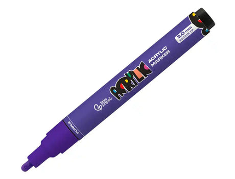 Marcador Liderpapel acrylic com base de água ponta 3mm caixa de 6 unidades