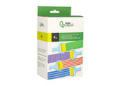 Esponja manualidades Liderpapel rolo com texturas esponja bolsa com 4 unidades