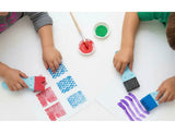 Esponja manualidades Liderpapel pincel com formas goma eva bolsa com 4 unidades