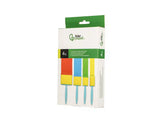 Esponja manualidades Liderpapel pincel quadrado esponja bolsa com 4 unidades 25/40/50/75 mm