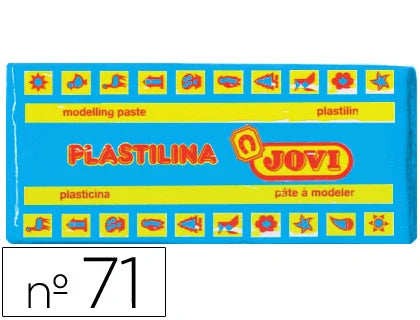 Plasticina Jovi barra 150gr azul claro