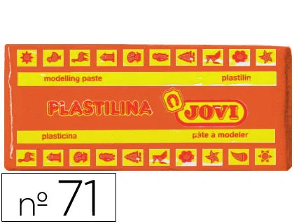 Plasticina Jovi barra 150gr laranja