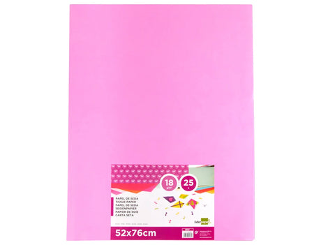 Papel seda 52x76cm pack 25 folhas