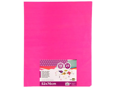 Papel seda 52x76cm pack 25 folhas