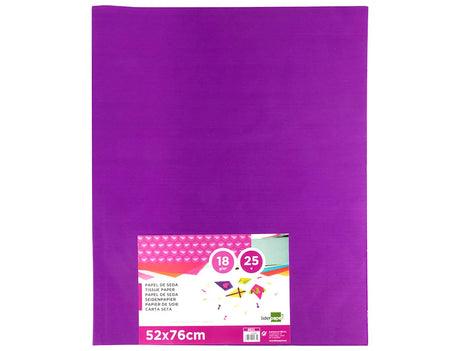 Papel seda 52x76cm pack 25 folhas