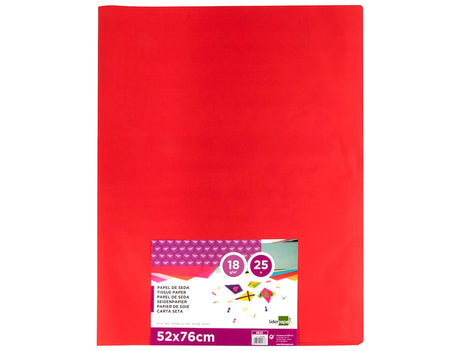 Papel seda 52x76cm pack 25 folhas