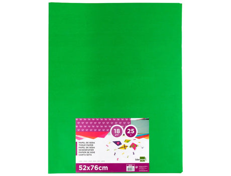 Papel seda 52x76cm pack 25 folhas