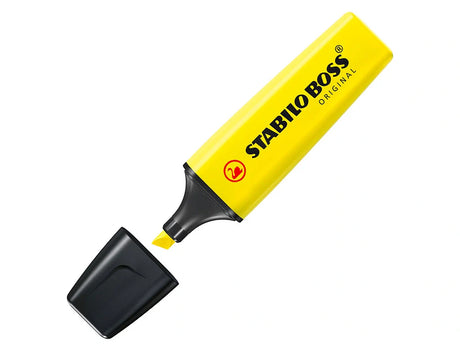 Marcador fluorescente Stabilo boss 70 amarelo