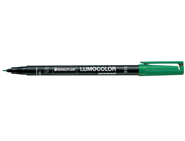 Marcador Staedtler Lumocolor permanente 313 Super Fino 0,4mm verde