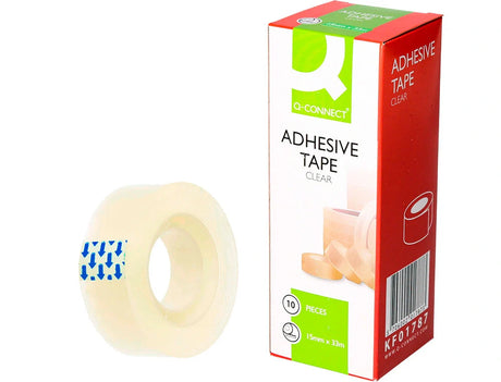 Rolo gomado/fita adesiva Connect 15mm x 33mt transparente