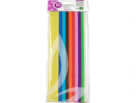 Papel seda 52x76cm pack 5 folhas