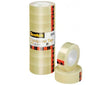 Rolo gomado/fita adesiva Scotch 550, 19mm x 33mt, transparente com 8 rolos