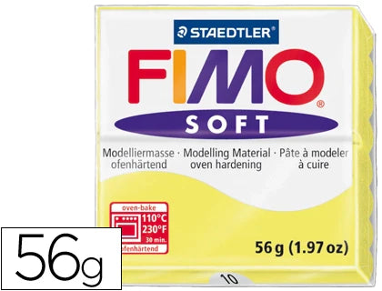 Massa de modelar Fimo soft 56gr limão