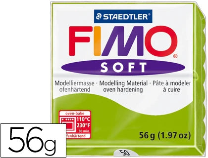 Massa de modelar Fimo soft 56gr verde maçã