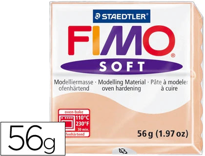 Massa de modelar Fimo soft 56gr cor de carne