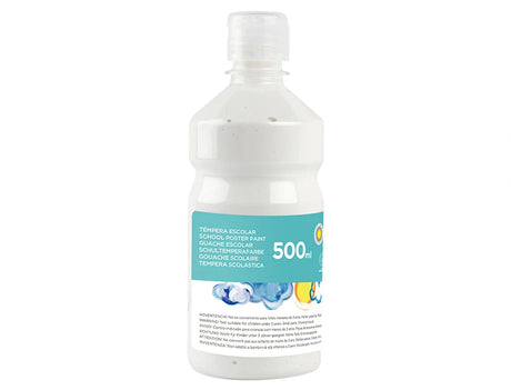 Guache escolar 500ml branco