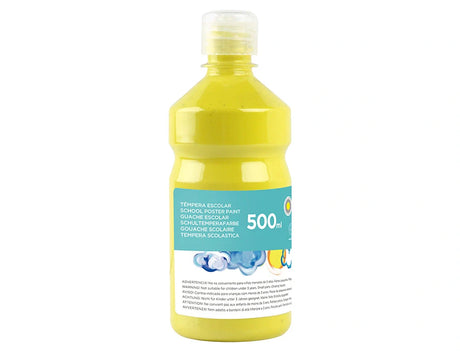 Guache escolar 500ml amarelo limão