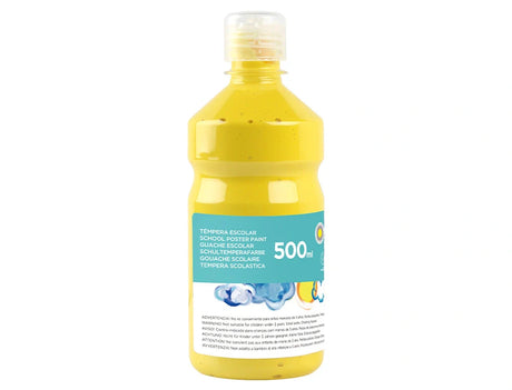 Guache escolar 500ml amarelo primário