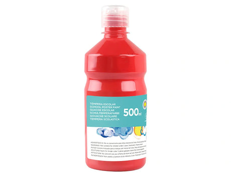 Guache escolar 500ml vermelho