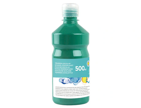 Guache escolar 500ml verde escuro