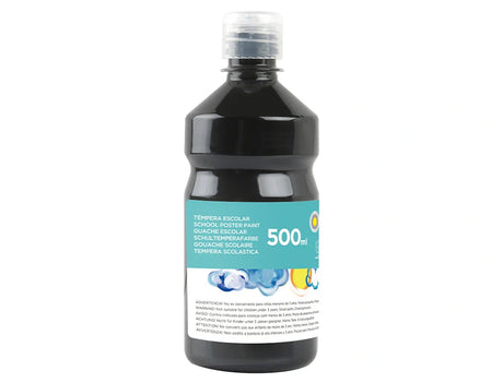 Guache escolar 500ml preto