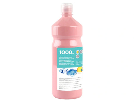 Guache escolar 1000ml rosa