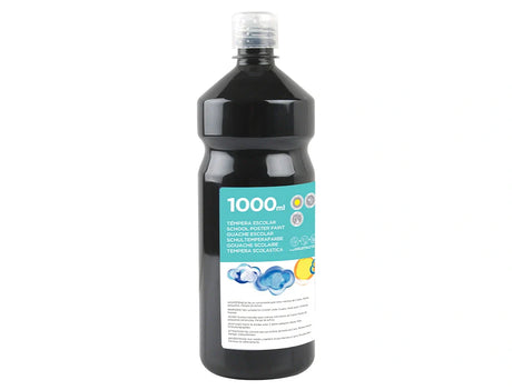 Guache escolar 1000ml preto