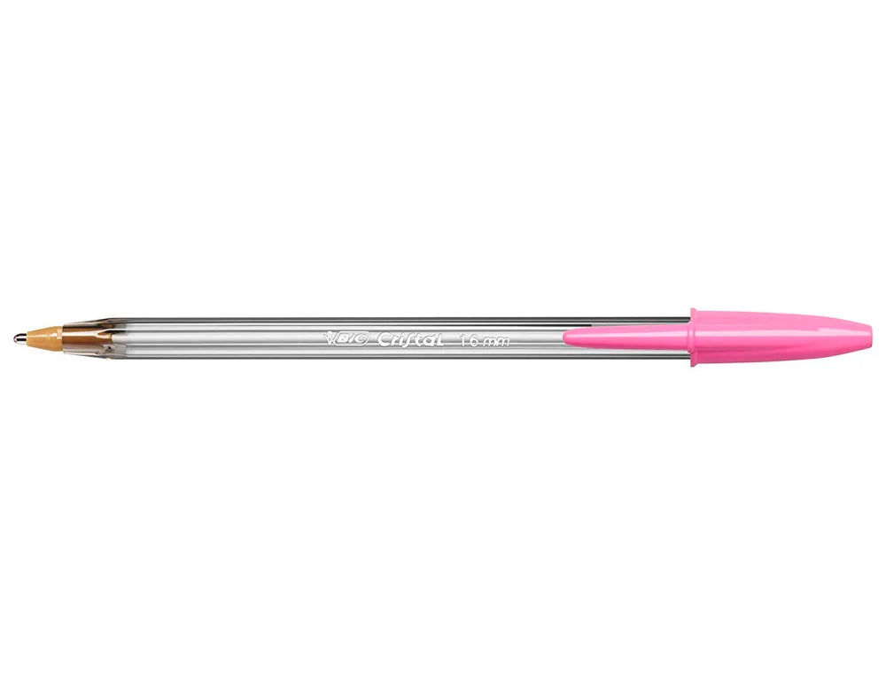 Esferográfica BIC cristal large fashion rosa