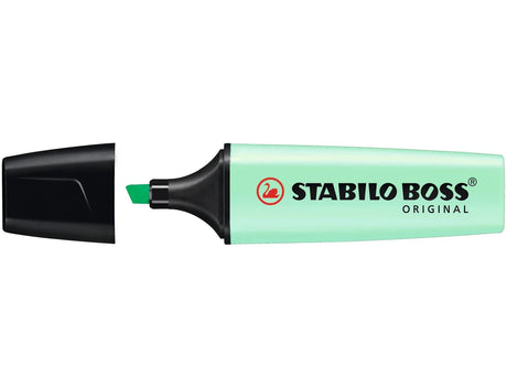 Marcador fluorescente Stabilo boss 70 menta pastel