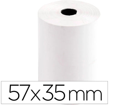 Rolo de papel térmico 57x35x11 58gr 10 unidades