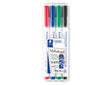 Marcador Staedtler Lumocolor permanente 318 Fino 0,6mm sortido 4 cores