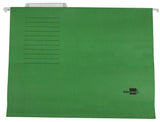 Bolsa de suspensão Liderpapel kraft 250gr lombada em V pack10
