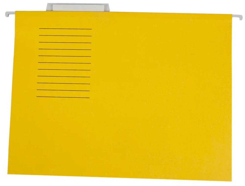 Bolsa de suspensão Liderpapel kraft 250gr lombada em V pack10
