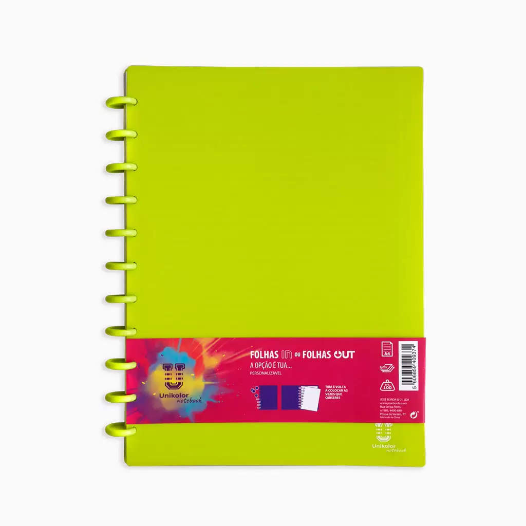 Caderno inteligente A4 Unikolor