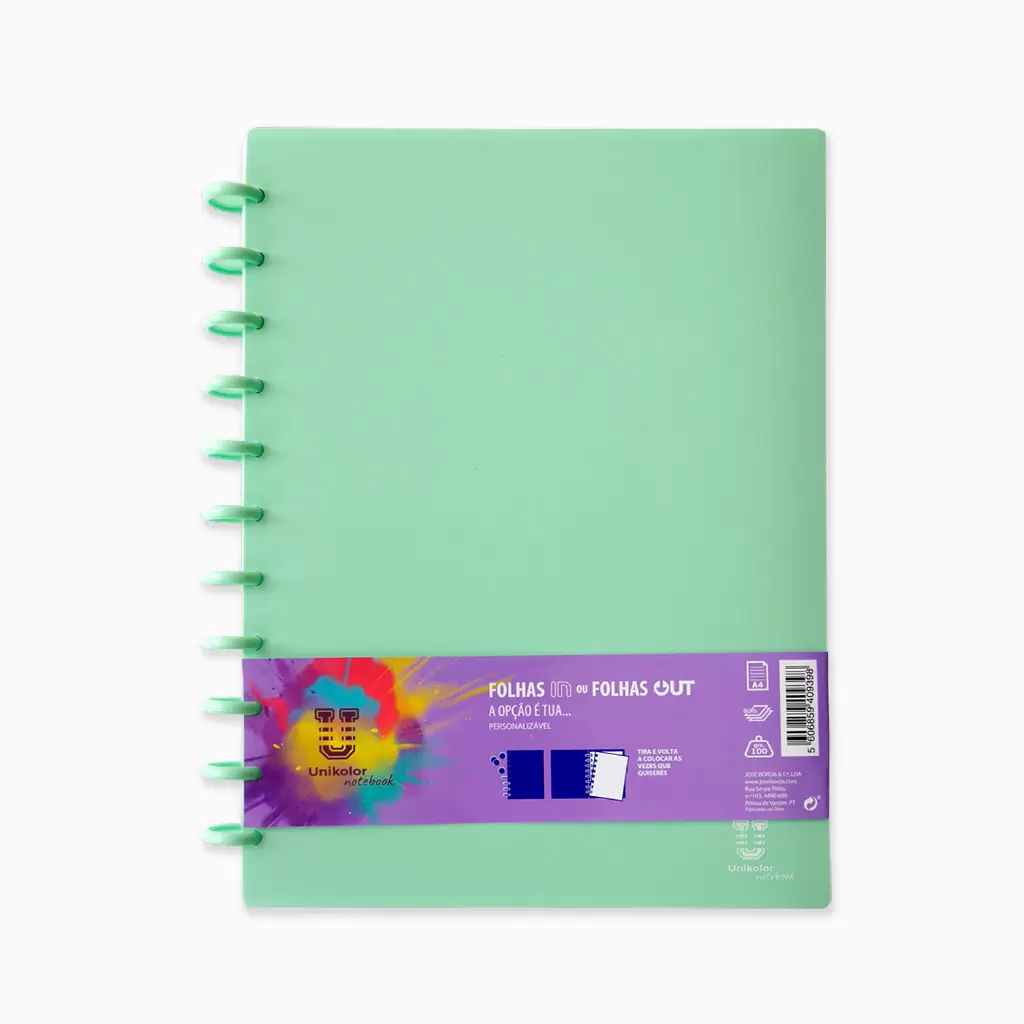 Caderno inteligente A4 Unikolor
