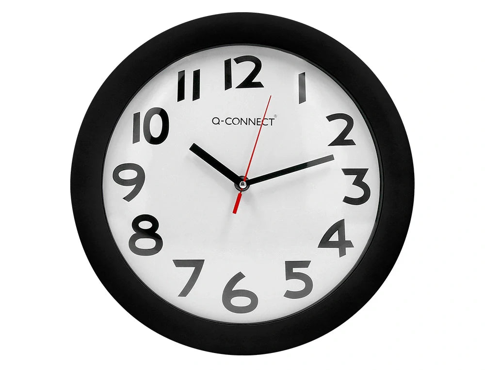 Relógio de parede Connect 30cm moldura plástica