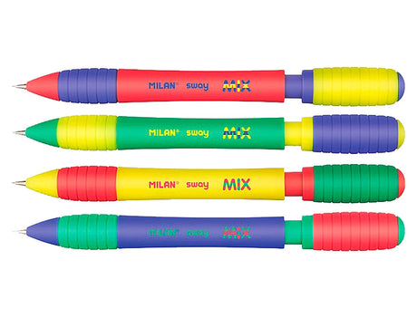 Lapiseira Milan Eraser & Pencil Sway Mix 0,5 com borracha cores sortidas