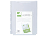 Bolsa Connect A4 pvc 180 microns com fole pack de 5 bolsas
