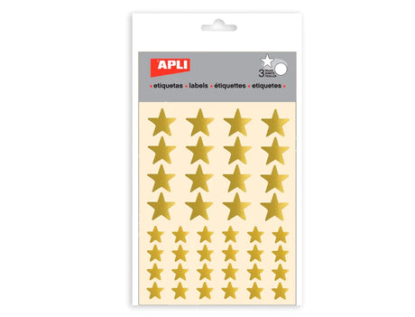 Etiqueta Apli estrela saco de 3 folhas
