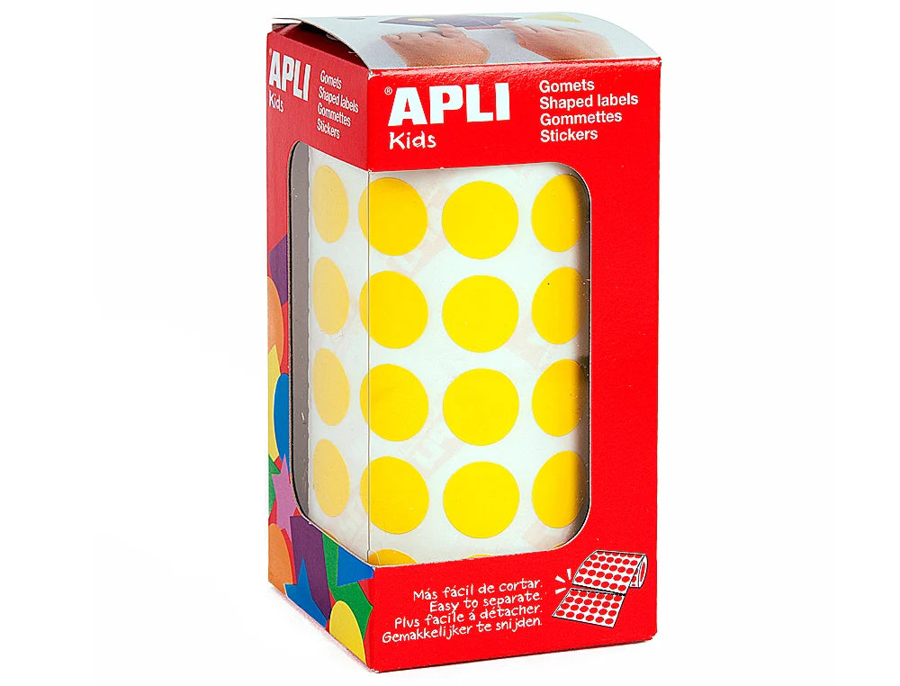 Etiqueta APLI figuras geométricas rolo