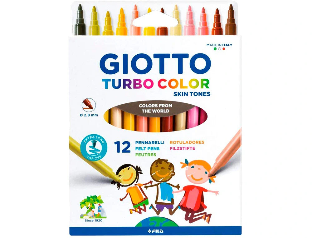 Marcador escolar Giotto Skin Tones