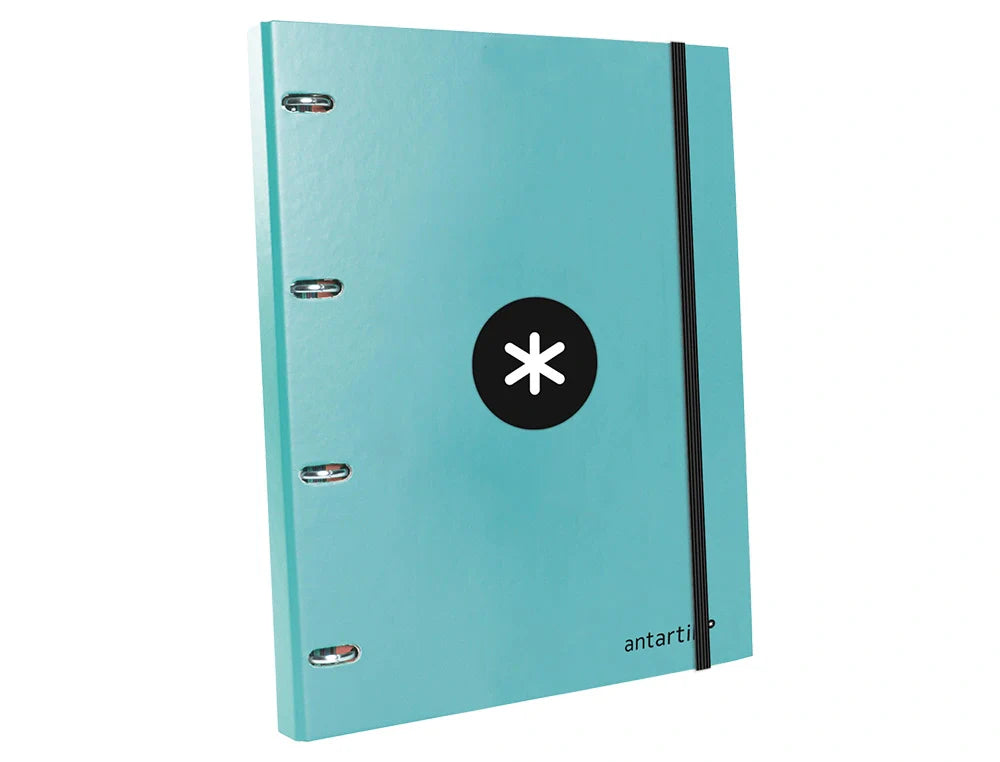 Pasta arquivo Antartik A4 4 anéis e elásticos